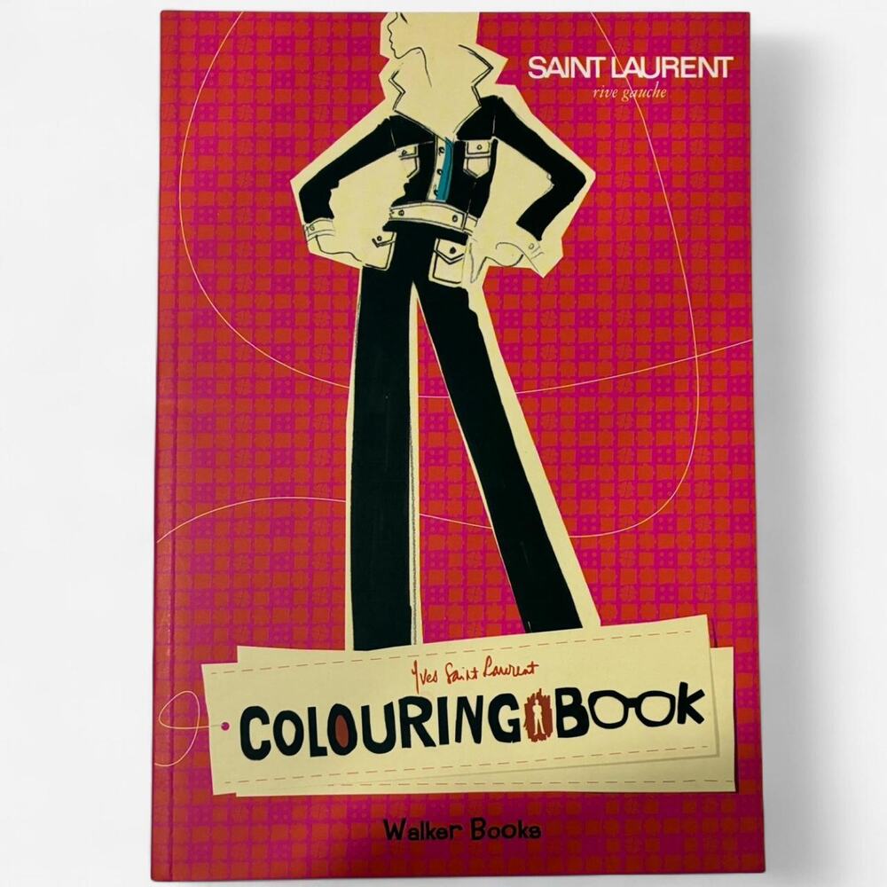 Yves saint laurent colouring book